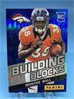 Montee Ball Building Blocks Blue Prizm 2013 Rookie