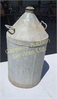 Vintage galvanized metal jug
