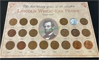 Coins - Lincoln wheat pennies - the last 20 years