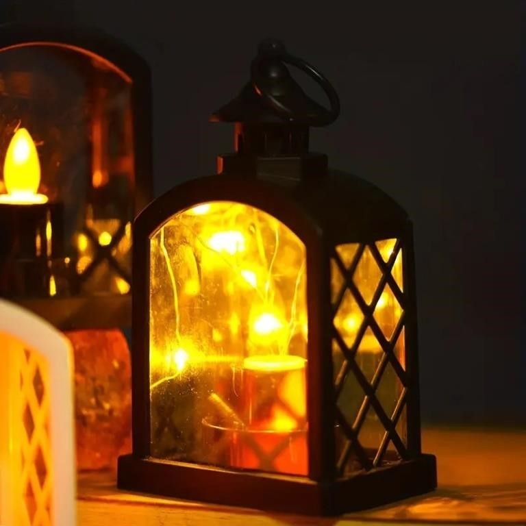 LED European Candle Arch Wind Lamp, Illuminated