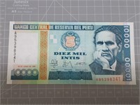 Peru banknote