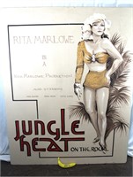 Large "Jungle Heat" Rita Marlowe Painting