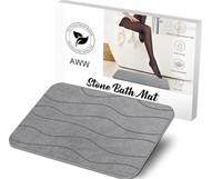 1 LOT ( 2 BOXES ) Stone Bath Mat Large, Non-Slip