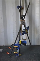 Clamps/Hacksaw/Metal Yardstick