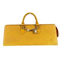 Louis Vuitton Triangle Sac Hand Bag Yellow Epi
