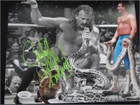 Jake Roberts Signed 8x10 Photo JSA Witnessed