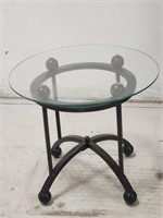 Glass Top  End Table #15