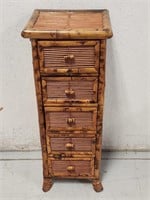 5 Drawer Bamboo Cabinet 
35×14×11.5