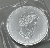 1 oz. 999 Fine Silver 5 Dollars 2022 Coin