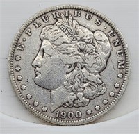 1900-O Morgan Silver Dollar - F