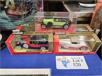 FIVE SOLIDO MODEL CLASSIC VEHICLES