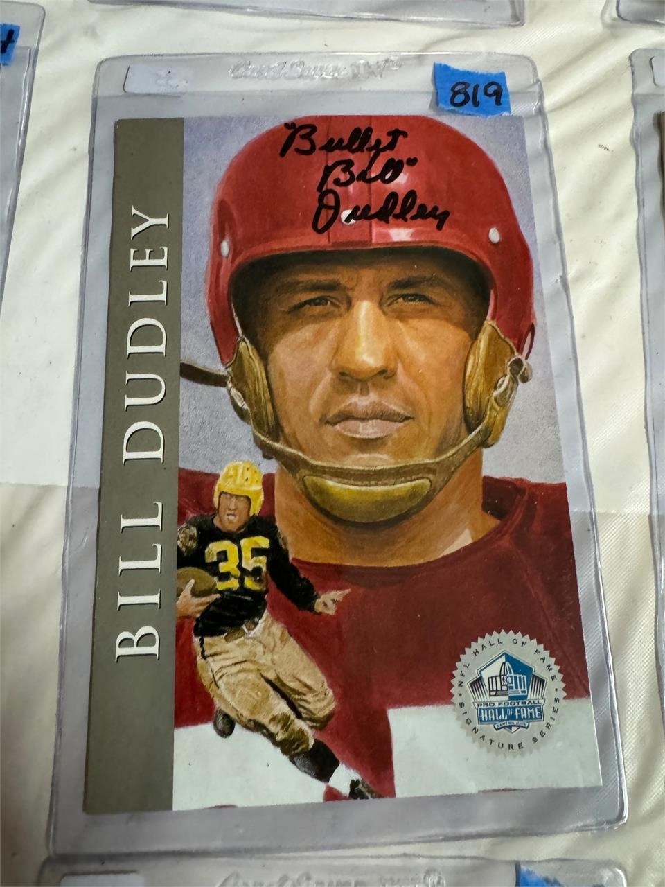 HOF Card-Bill Dudley