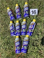 9 Cans of Blaster White Lithium Grease (New)