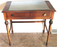 Antique Desk with Glass Top