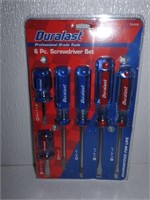 New Duralast 6 Pc Screwdriver Set