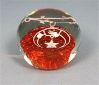 Millville Frit Shriner's Paperweight