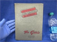 old "1950 the gothic" annual (bloomington high)