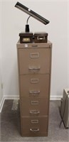 METAL FILING CABINET W/ CONTENTS