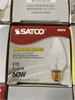 7 boxes of 60w incandescent bulbs