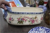 FLORAL DECORATED PLANTER BOWL
