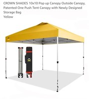 10' x 10' Pop up Canopy w/ Newly Designed Storage