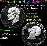 Proof ***Auction Highlight*** 1976-s Silver Eisenh