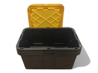 3 Storage Bins with Lids 27 Gallon