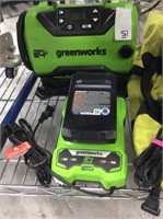 Green works compressor with charger