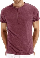 NITAGUT Long Sleeve Henley T-Shirts