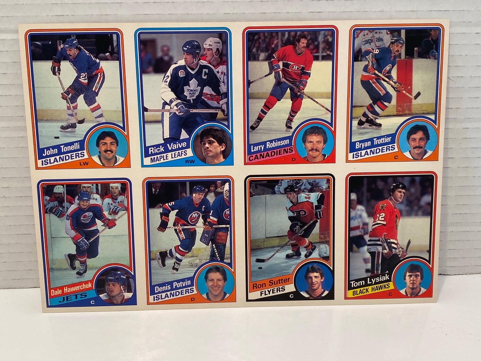 Uncut Hockey Cards