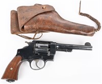 WW1 SMITH & WESSON MODEL 1917 REVOLVER W/ HOLSTER