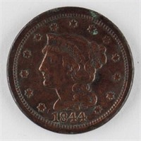 1844 US LARGE ONE CENT COIN