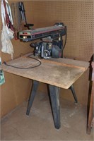 Craftsman 10" radial saw, working; as is