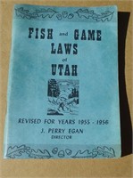 1955 Utah Fishing Laws Book