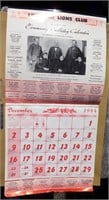 1984 Lewiston Utah Calendar