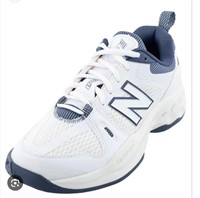 NEW BALANCE 8 SNEAKERS WHITE AND BLUE RET.$119