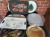 Vintage trays lenox Butterfly Meadow and more