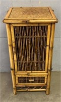 Bamboo & Wood Wine Cabinet