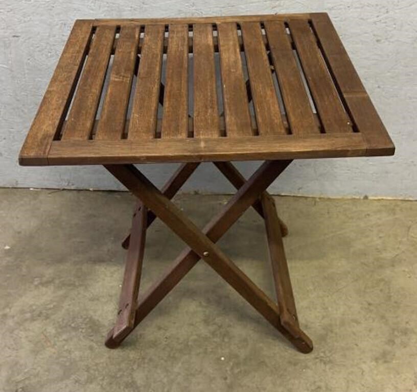 Folding Wooden Outdoor Table
