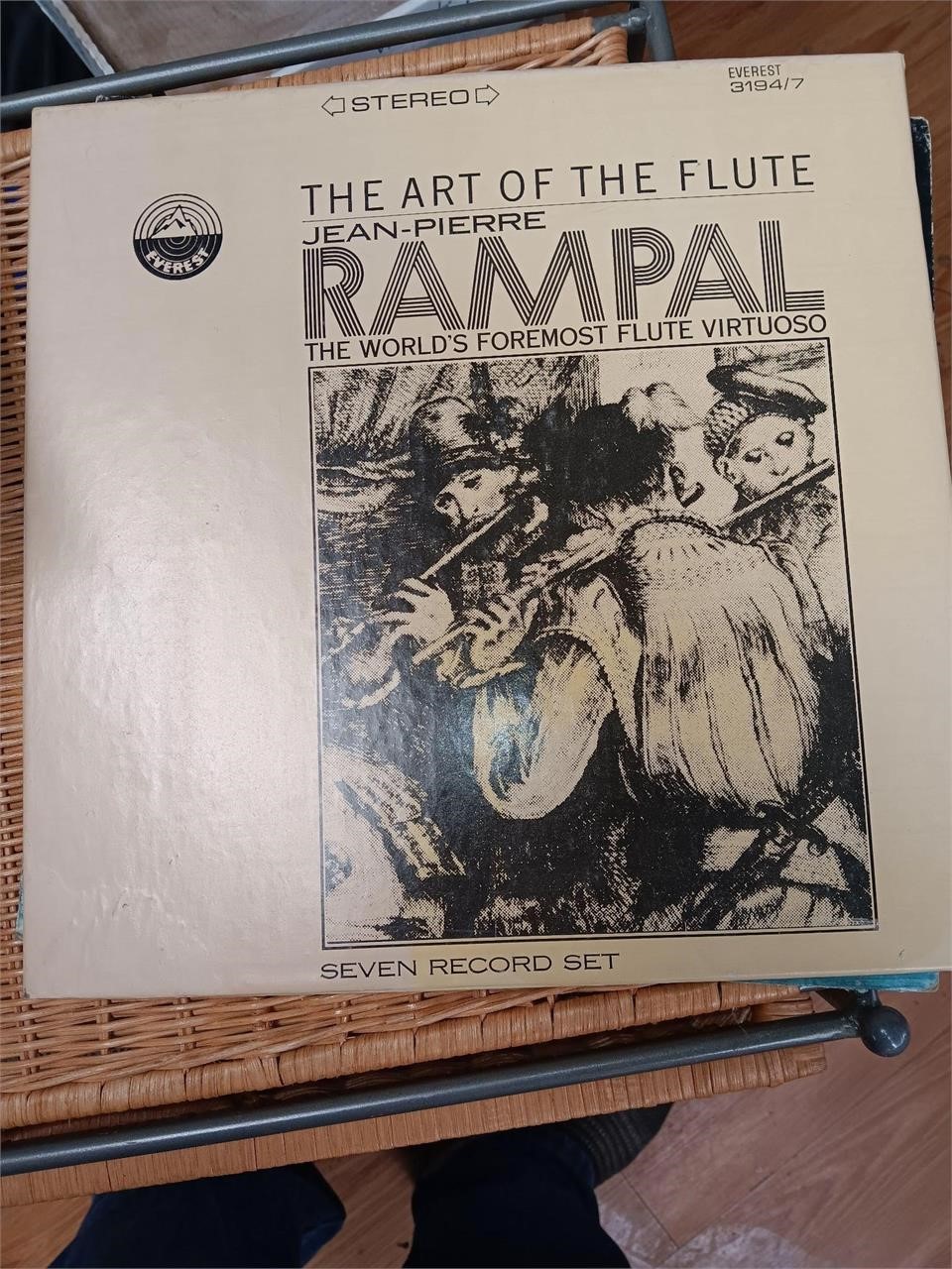 The Art of The Flute 7 Record Set 33 1/3 RPM