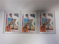 LOT OF 3 1984 TOPPS DON MATTINGLY #8 ROOKIES