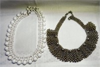 (2) Vintage Costume Necklaces