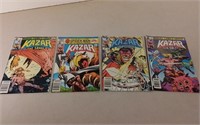 Four Kazar The Savage Comics