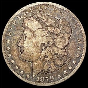 1879-S Rev of '78 Morgan Silver Dollar LIGHTLY