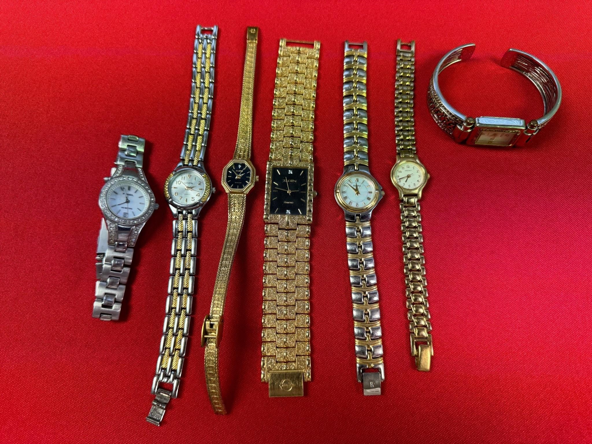 7 Vintage Men's & Women's Wrist Watches