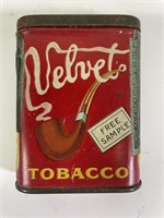 Velvet Tobacco Free Sample Vertical Tin w/ Product