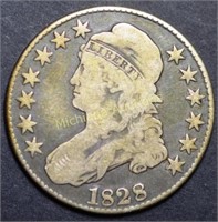 1828 Capped Bust Half Dollar