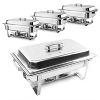 ALPHA LIVING 70014-GRAY 4PK 8QT Chafer