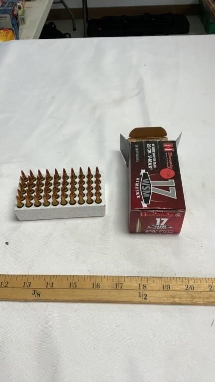 Hornady 17 win super mag 20 grain 50 cartridges