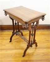 Victorian Walnut Carved Writing Desk